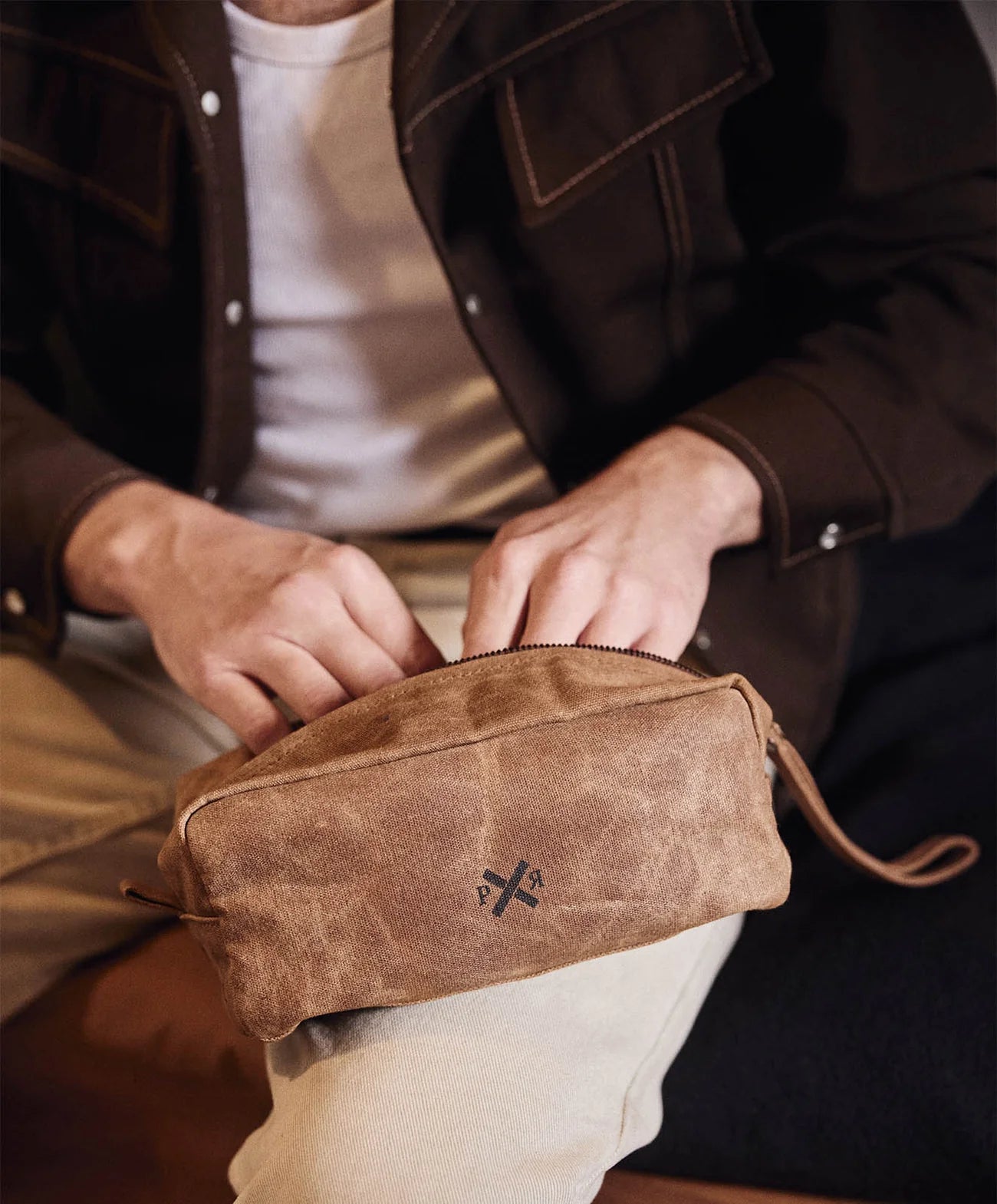 Pony Rider day tripper canvas case spice