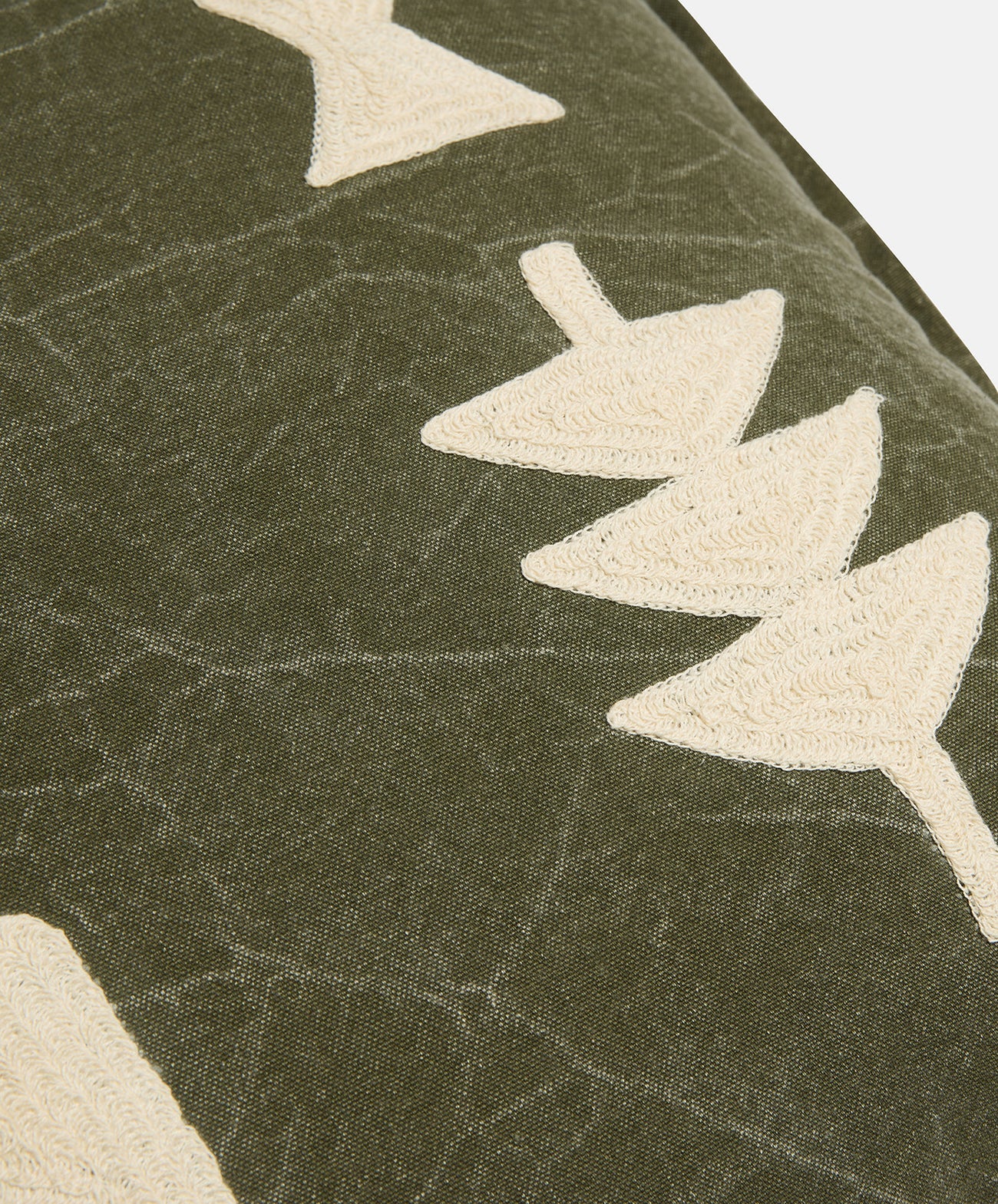 Pony Rider elements cushion cover 55cm olive