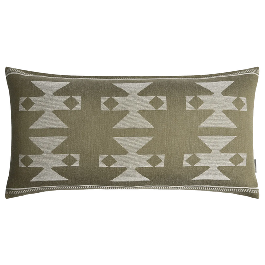 Pony Rider Forest Trail cushion cover 85 x 45cm dark olive