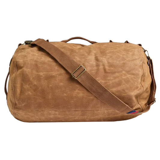 Pony Rider waxed canvas duffle bag spice