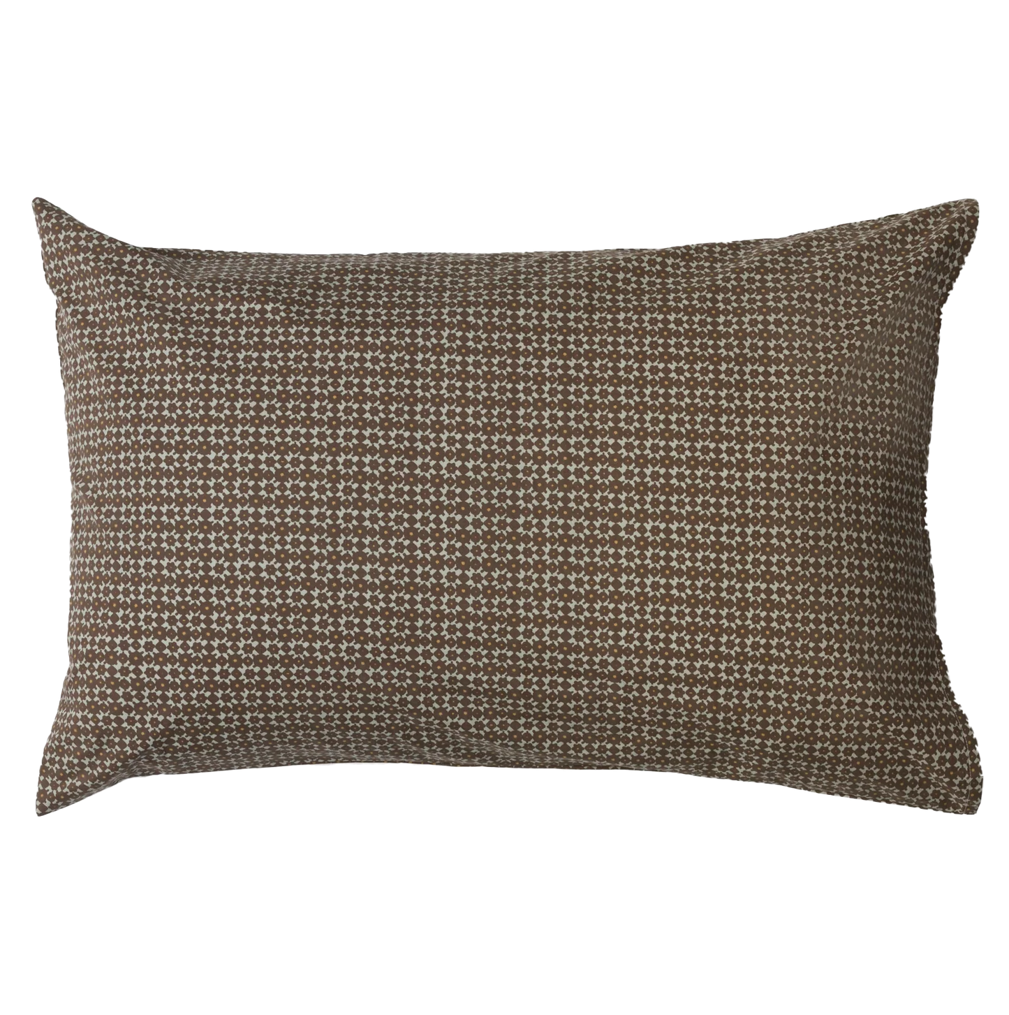 Porto organic cotton pillowcase pair cocoa & miso