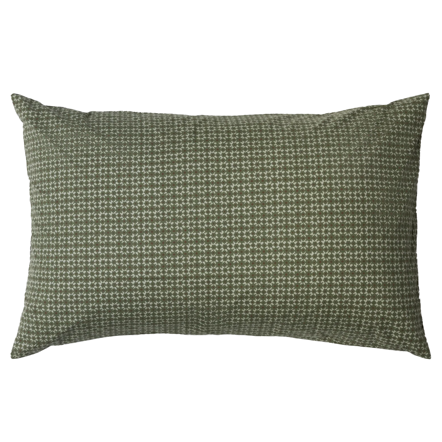 Porto organic pillowcase pair kale & shadow
