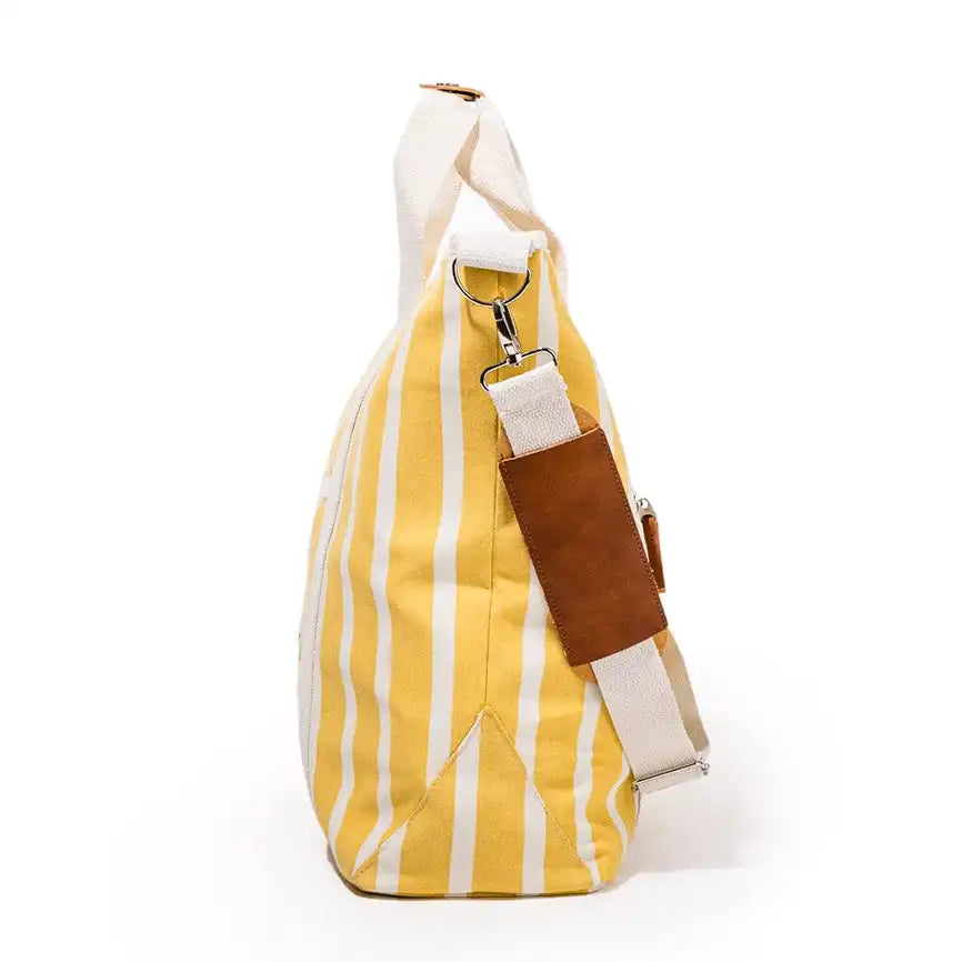 Premium cooler bag monaco yellow stripe 14 litre