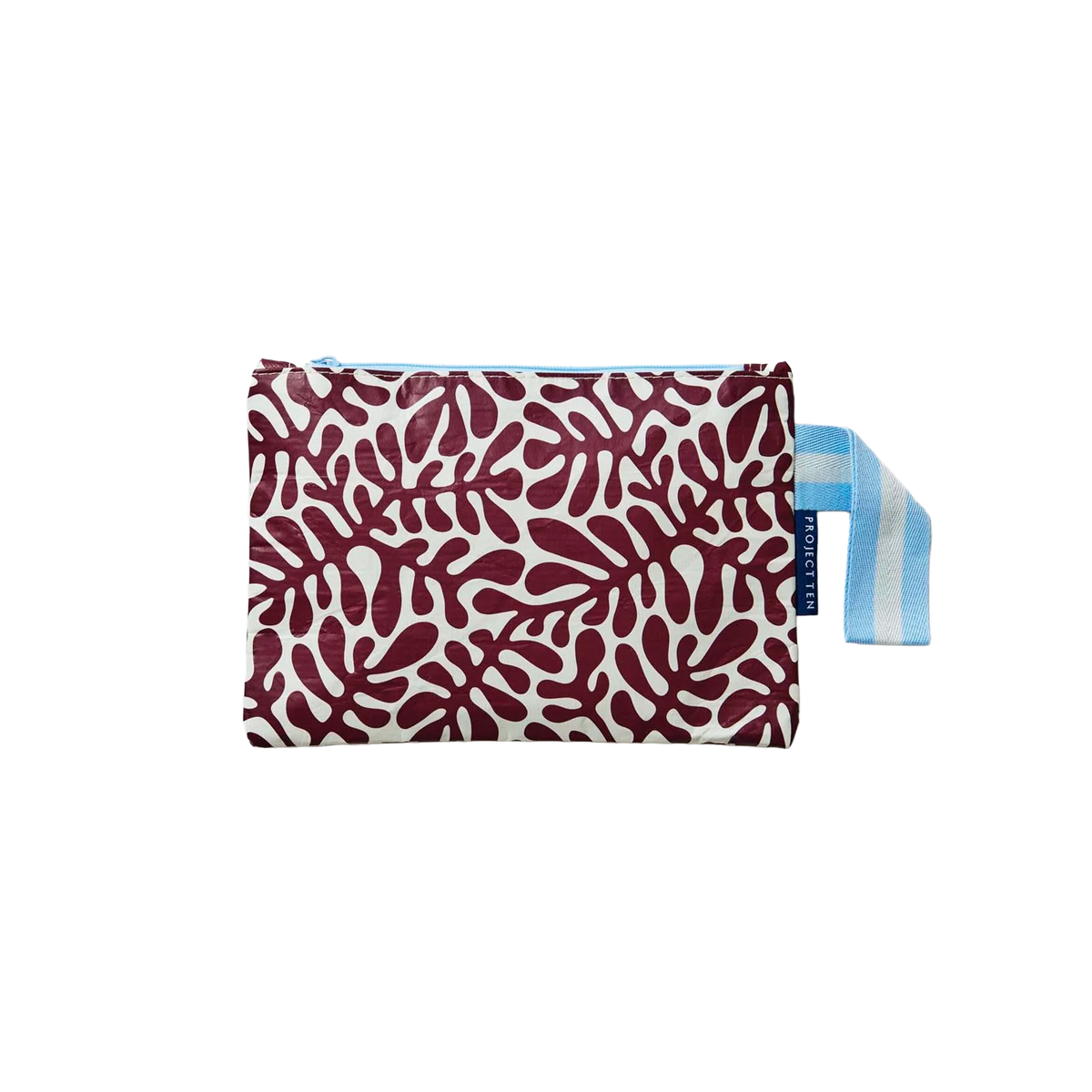 Project Ten small zip pouch 18cm coral