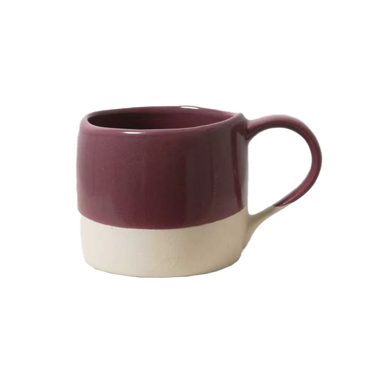 Organic mug plum gloss glaze