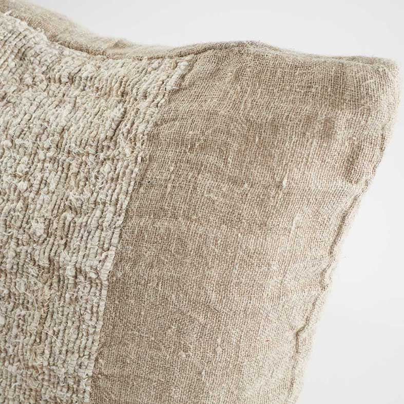 Raffine hand woven linen cushion cover 40x60cm