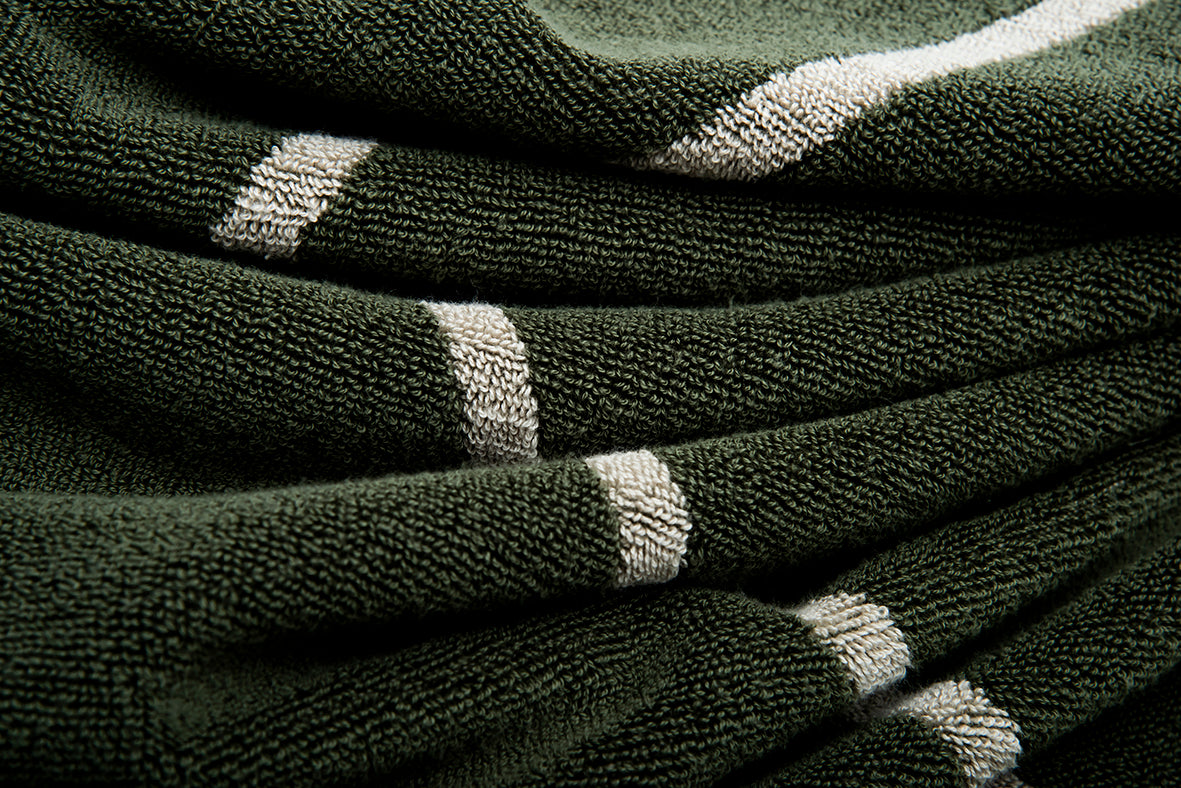 Ranger organic cotton beach towel fern