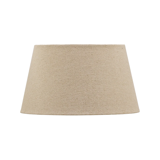 Tapered linen shade natural 36cm
