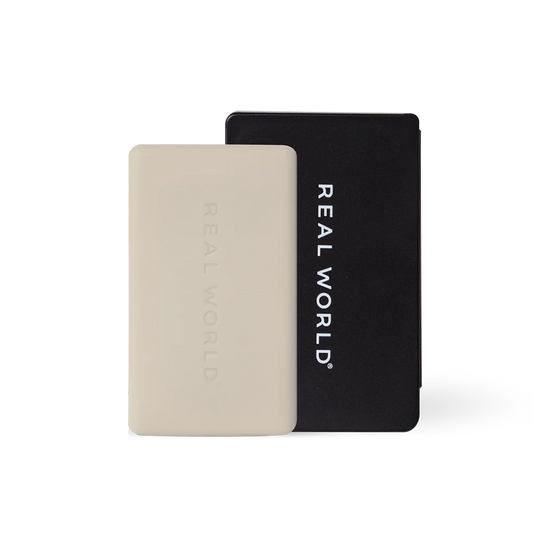 Real World travel soap with case mamaku & lavender