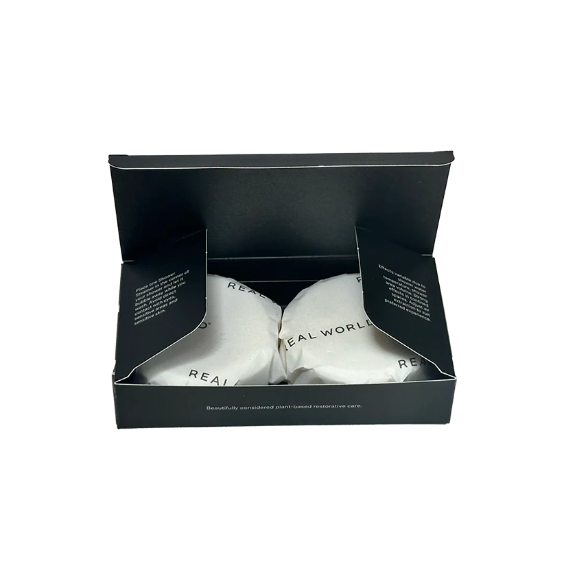 Real World koromiko & lemongrass shower steamer duo