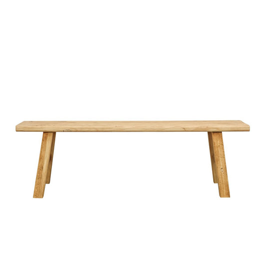 Reclaimed elm wood bench seat 150cm