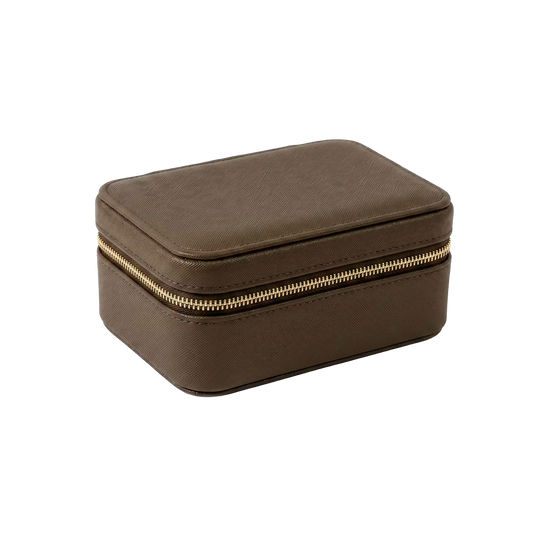 Rectangular jewellery box toffee