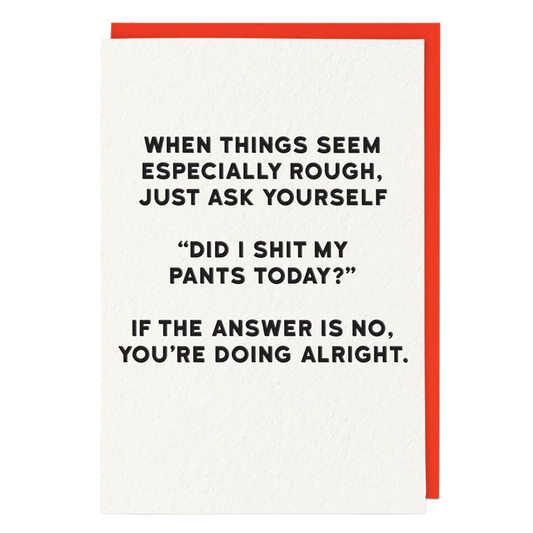 When things seem especially rough card
