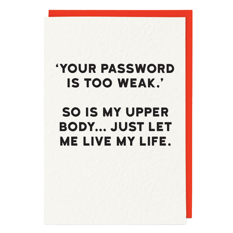 Password card
