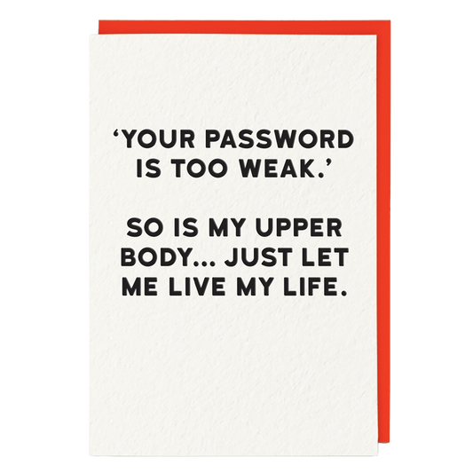 Password card