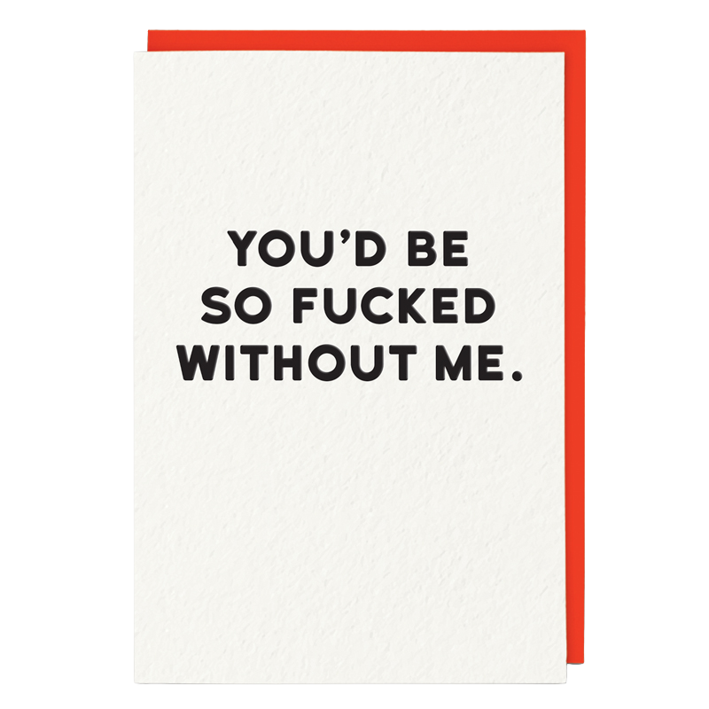 You'd be card