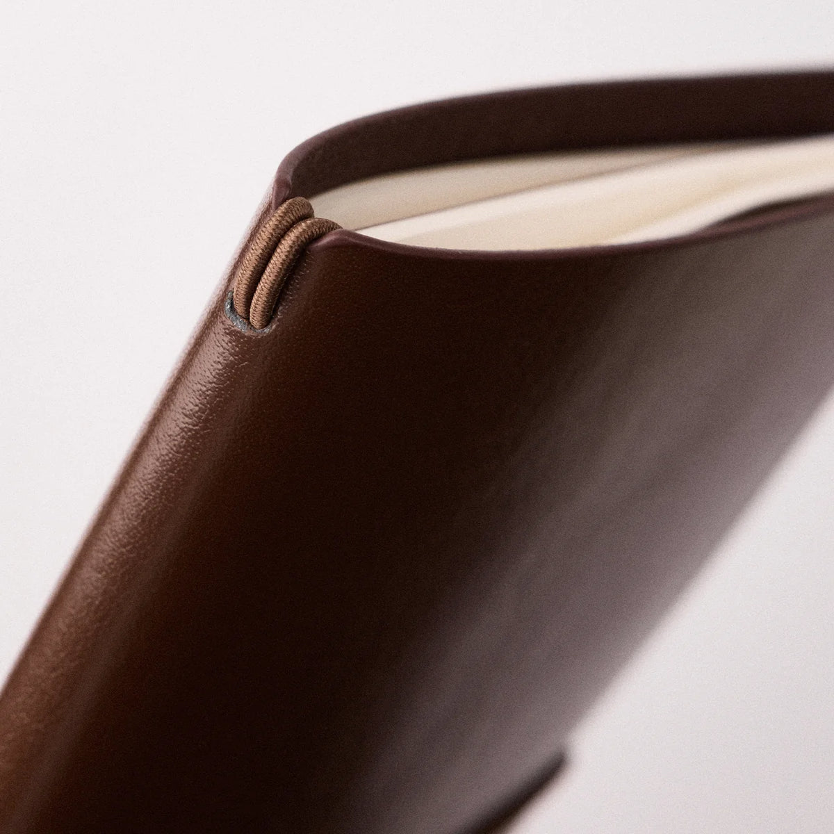 Leather refillable leather journal A5 chocolate