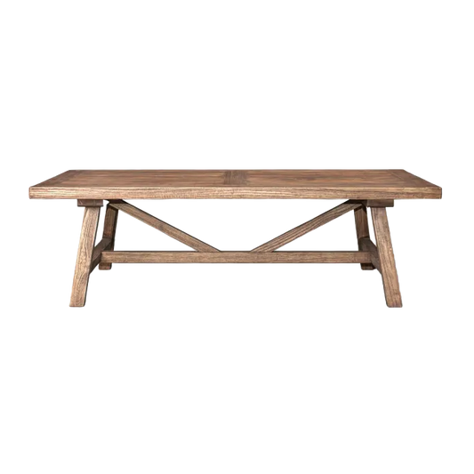 Remi recycled elm coffee table 140cm