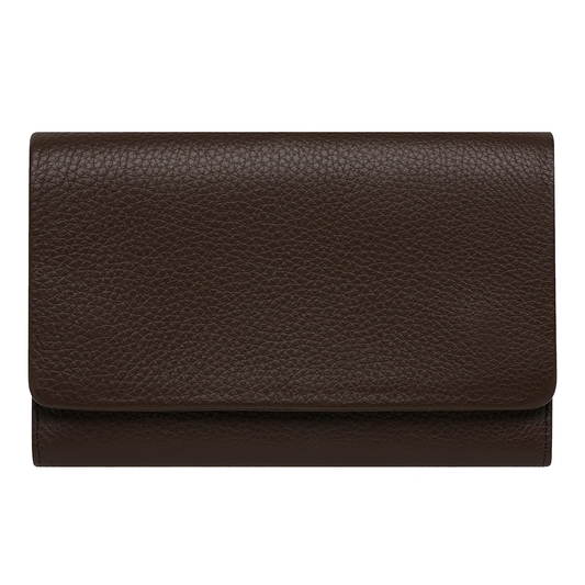 Remnant leather wallet cocoa
