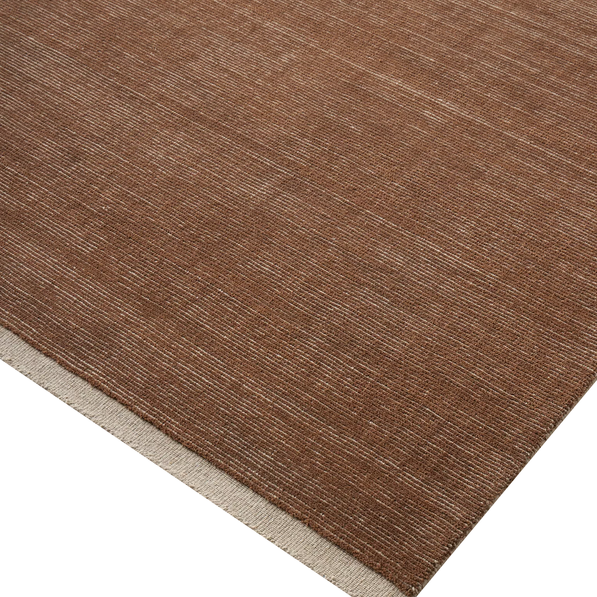 Remo NZ wool rug amber