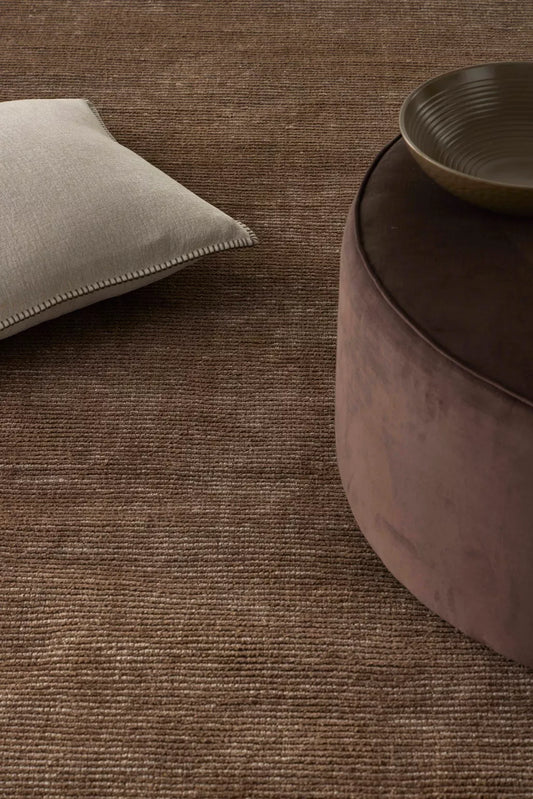 Remo NZ wool rug earth