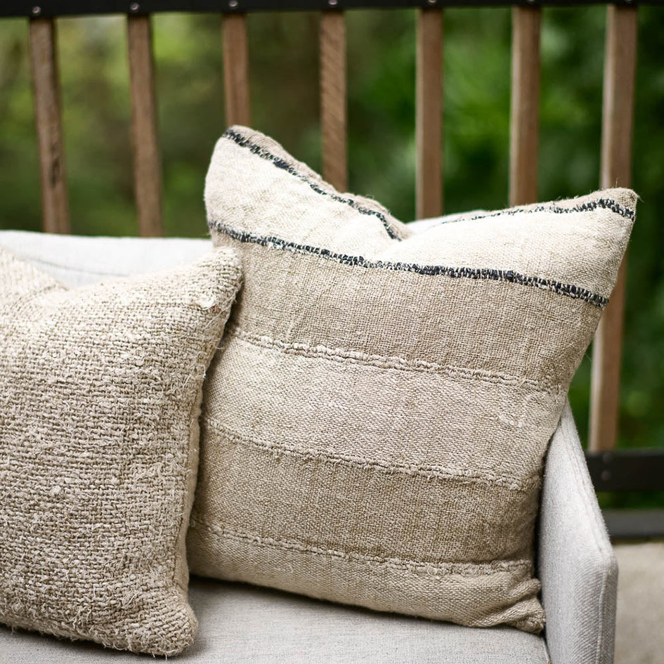 Retreat hand woven cushion cover 50cm