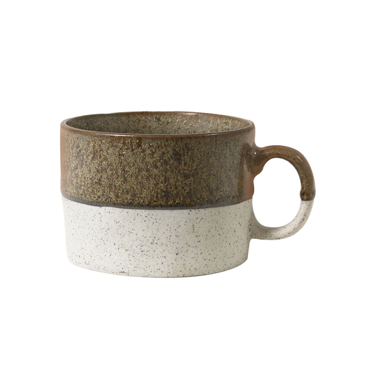 Stoneware mug copper