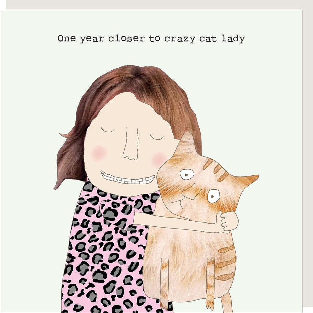 Cat lady card
