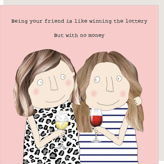 Friend lottery card