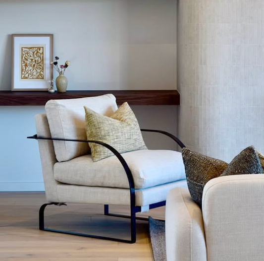 Roxanne linen armchair