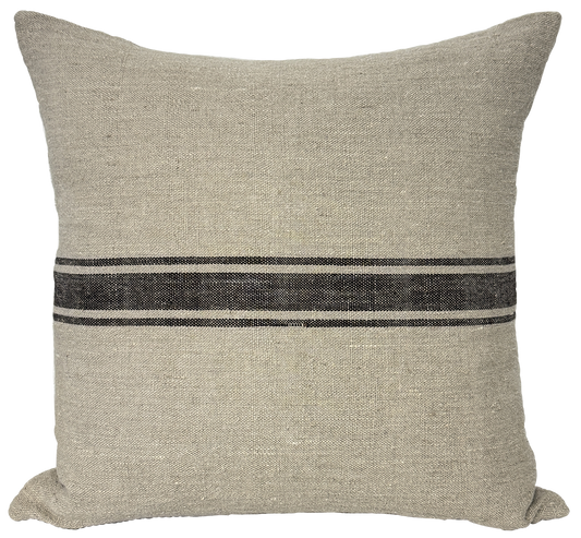 Russet stripe cushion cover 60cm