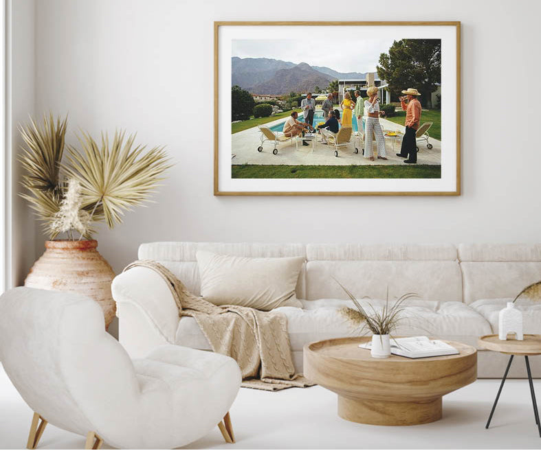 Slim Aarons 'Desert House Party' photographic print