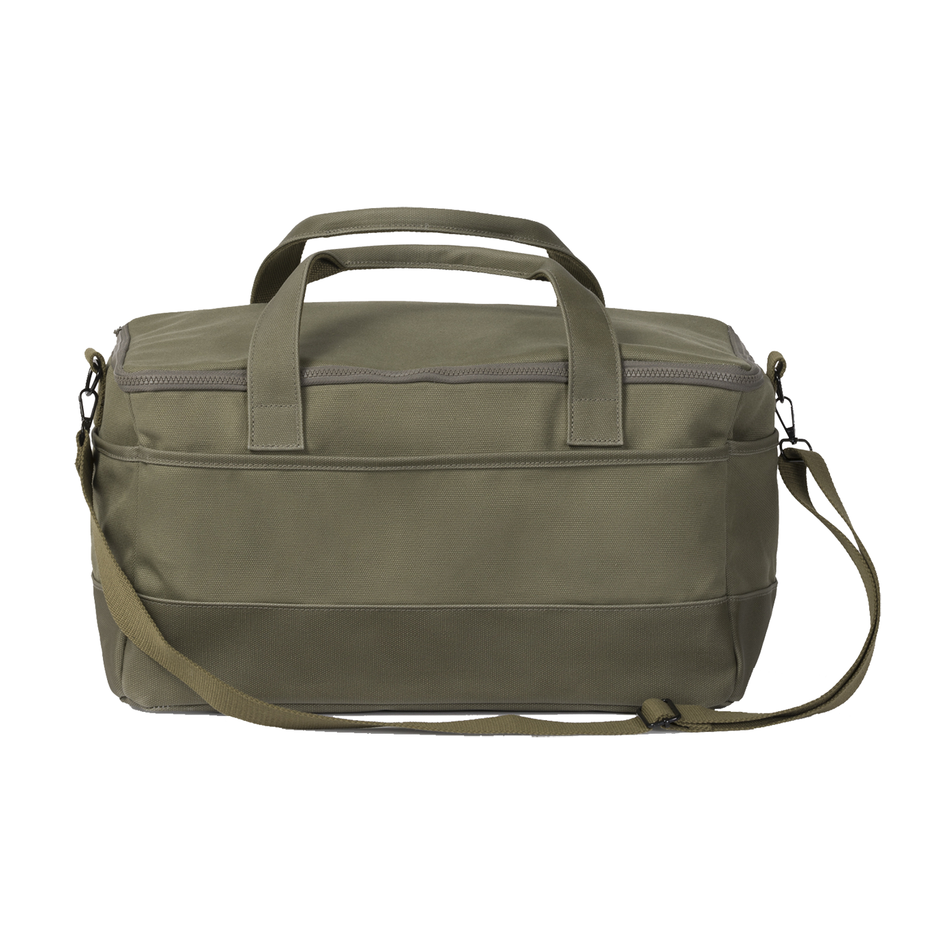 Canvas cooler bag green