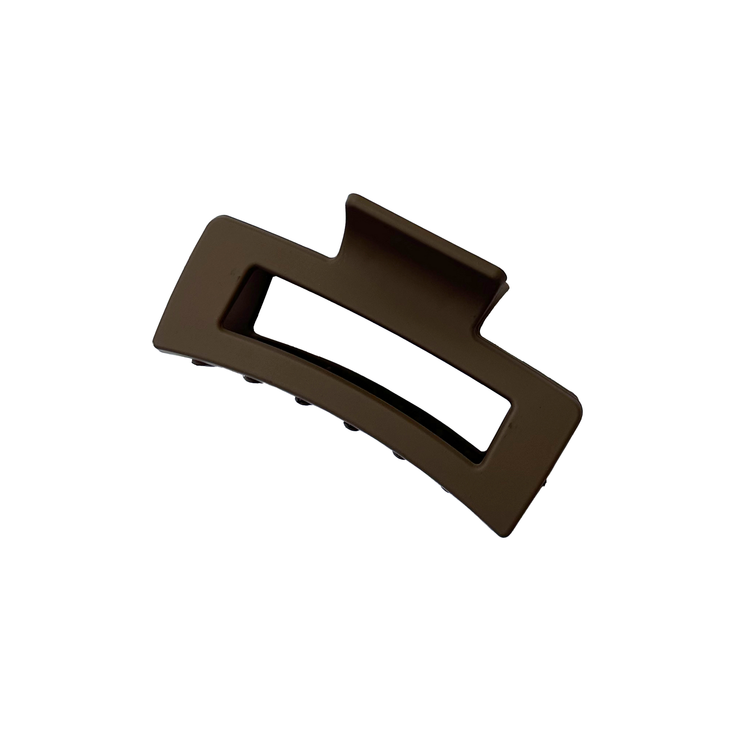 Rectangle claw clip cocoa 8.5cm