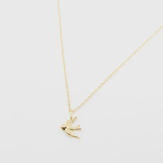 S+G swallow necklace gold