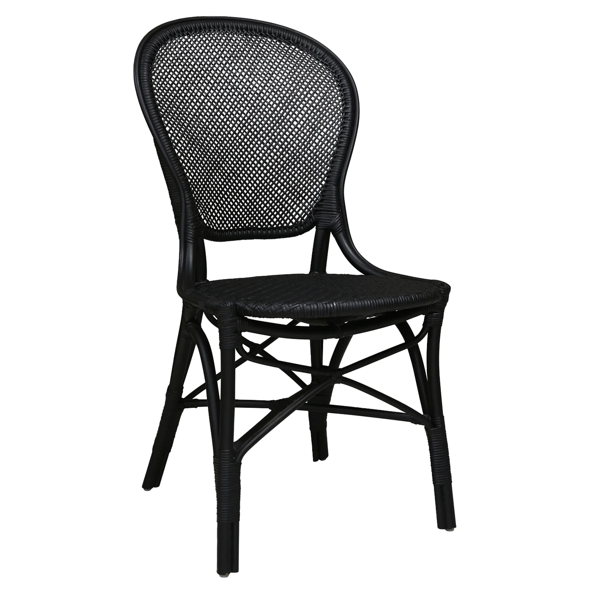 Sika Design Rossini rattan dining chair black