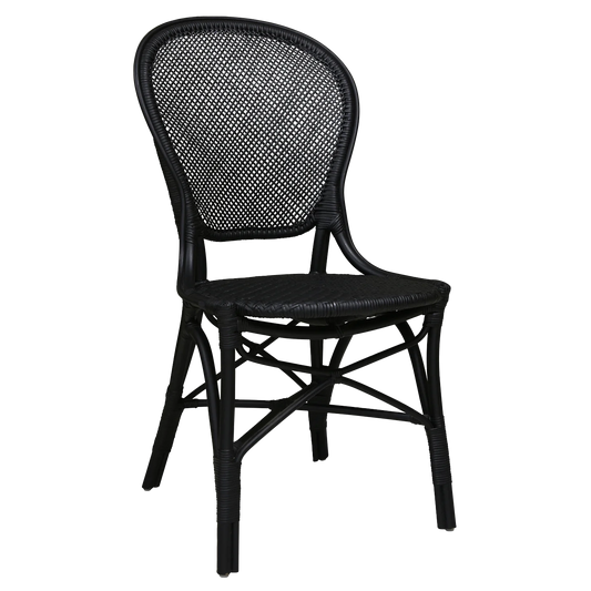 Sika Design Rossini rattan dining chair black