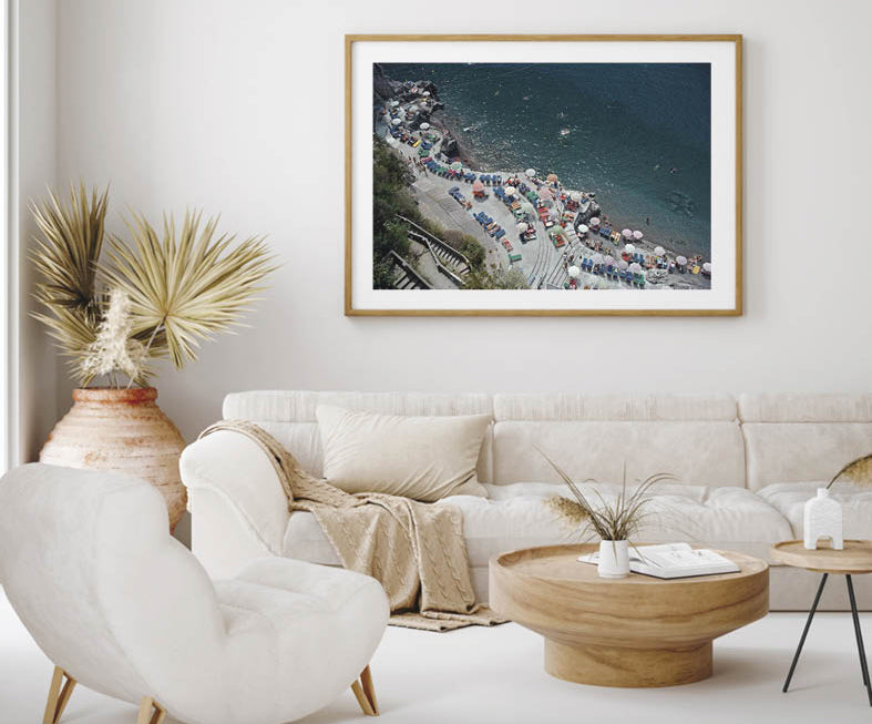 Slim Aarons 'Positano Beach 1' photographic print