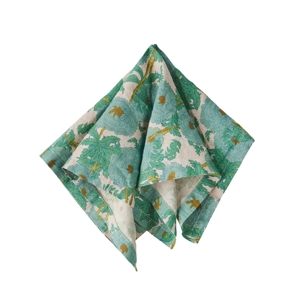 SOW Joan floral linen napkin