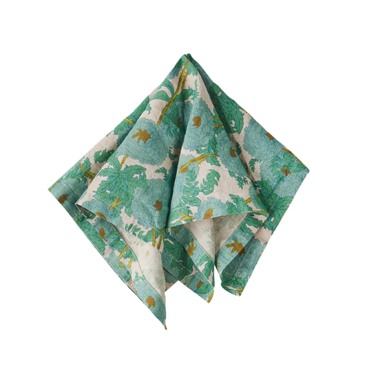 SOW Joan floral linen napkin