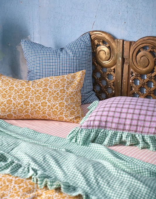 SOW Lucia floral linen pillowcase set
