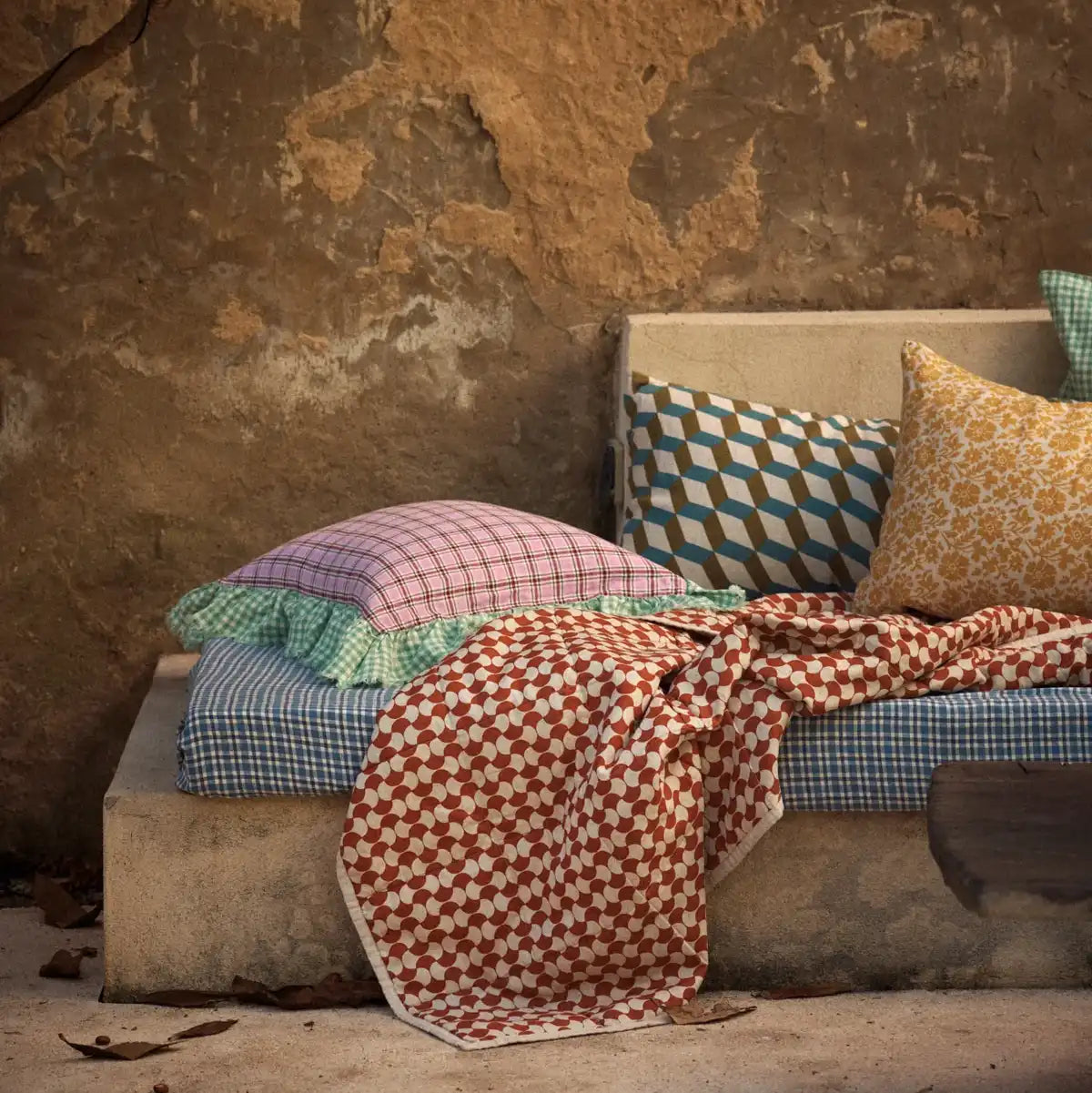SOW Matteo double sided linen quilt