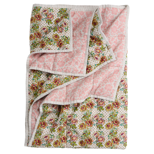 SOW  Muriel & Rhonda reversible linen quilt