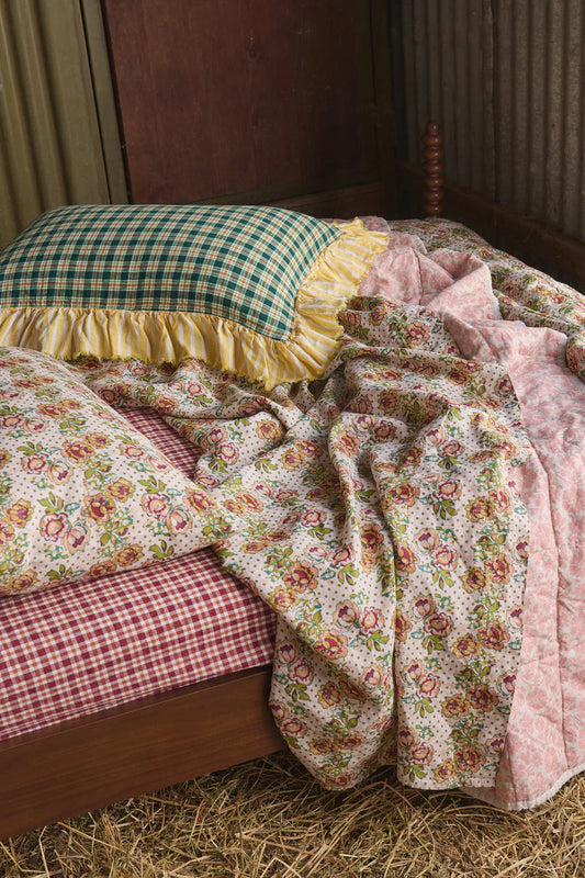 SOW  Muriel & Rhonda reversible linen quilt