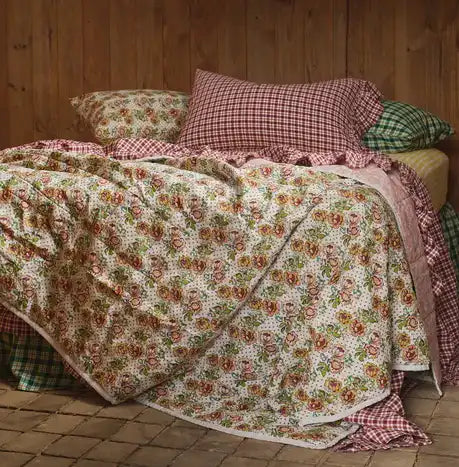 SOW  Muriel & Rhonda reversible linen quilt