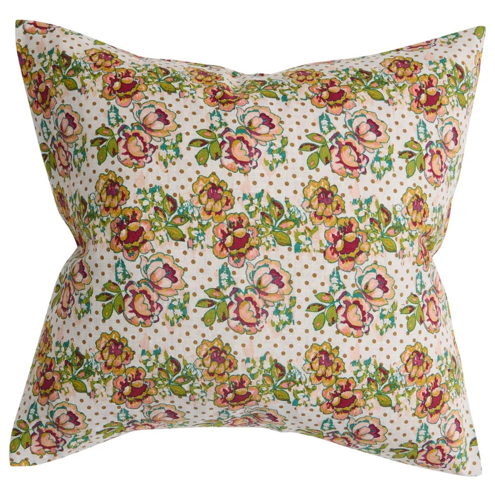 SOW Rhonda floral linen cushion cover 50cm