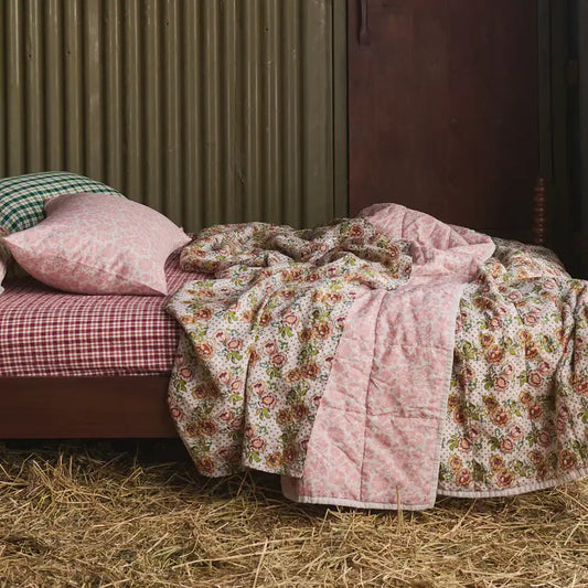 SOW Muriel floral linen pillowcase set