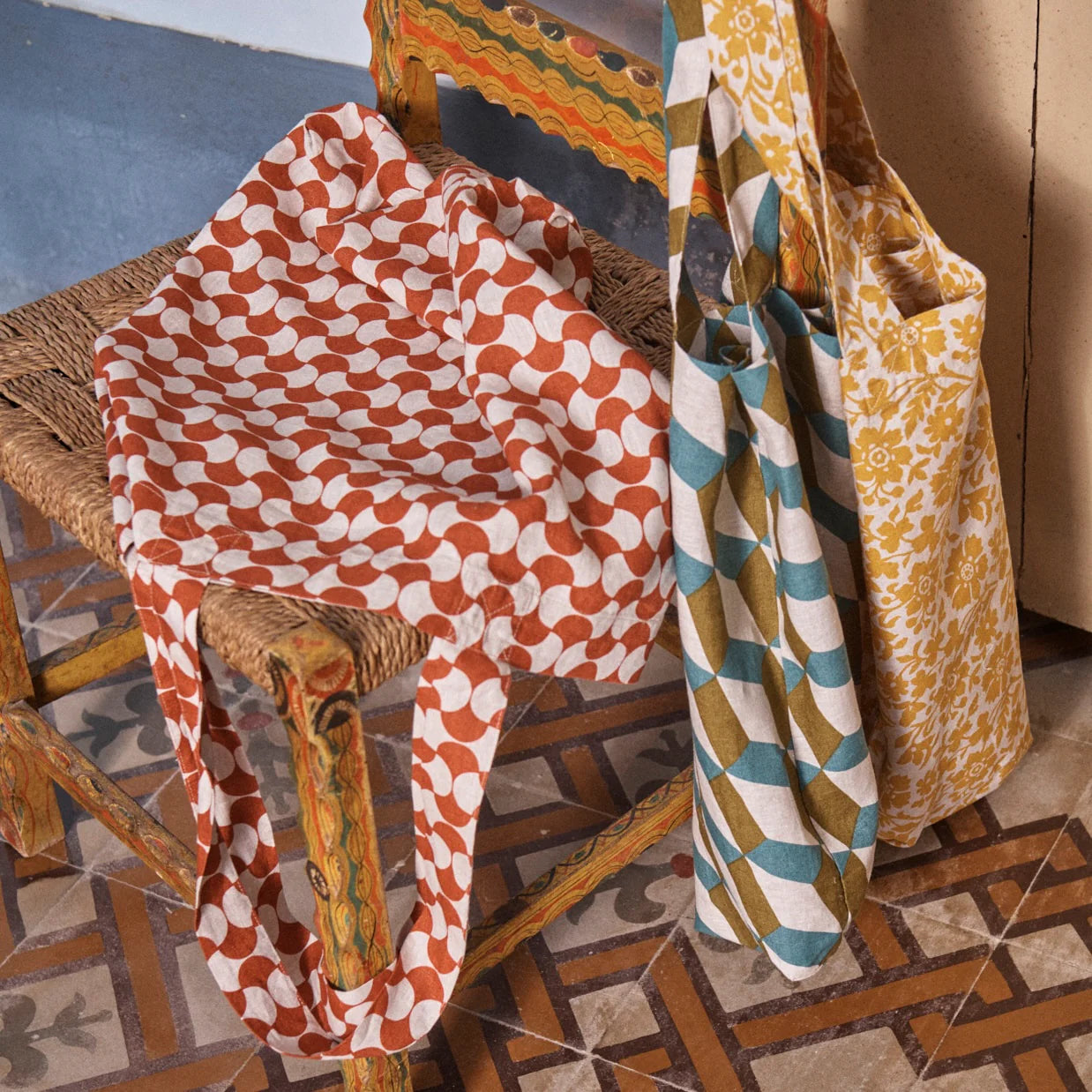 SOW Matteo linen tote bag