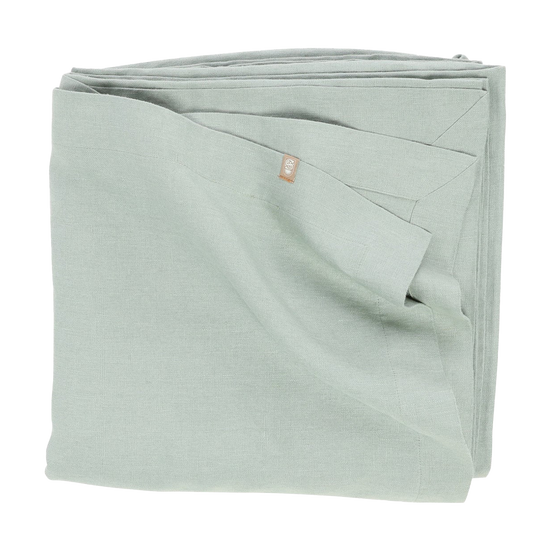 SOW heavyweight linen bedcover fog
