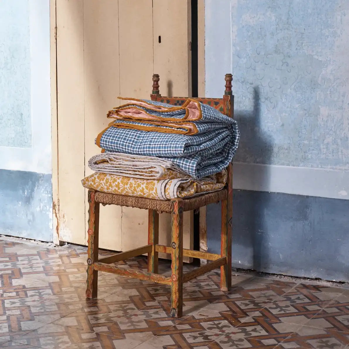 SOW linen Lucia quilt